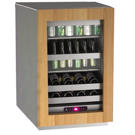 Laminated steel product for building material - wine cooler panel