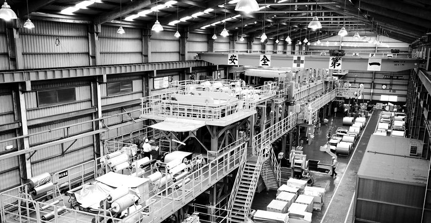 The production line was designed and tested by Japan's Sumitomo Heavy Industries, Ltd., to make sure the product quality