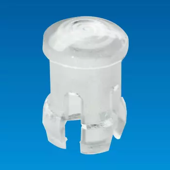 Clear LED Cap - Round