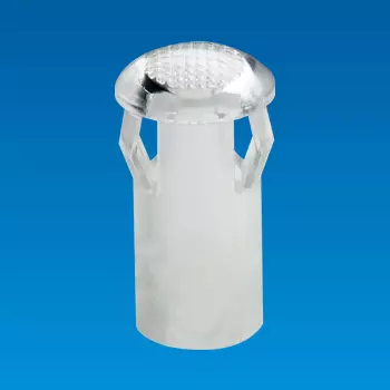 Clear LED Cap - Round