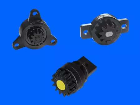 Amortiguador rotativo de plástico de montaje de tornillo bidireccional