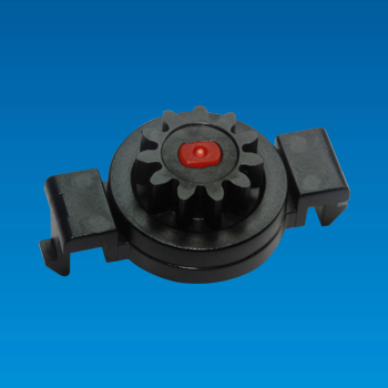 Amortiguador rotativo de plástico bidireccional de ajuste rápido