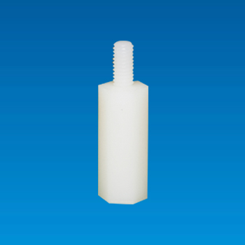 Support hexagonal fileté avec boulon - Support d'entretoise hexagonale TH2M-6