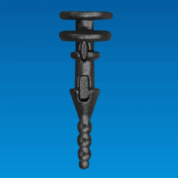 One-piece Fan Mount -Silicone - FAN SNAP RIVET SRD-4PW