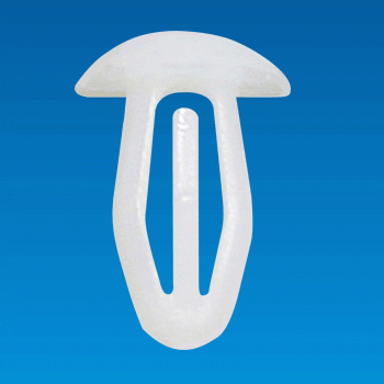 Clip para canoa, plástico, natural - Clip para canoa MB-2K