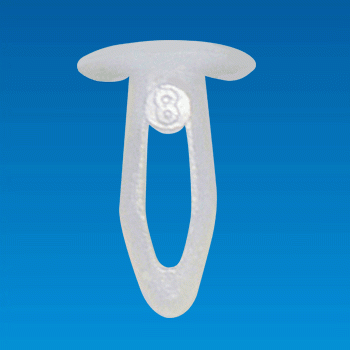 Canoe Clip, Plastic, Natural - Canoe Clip MB-01F