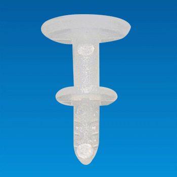 Clip para canoa, plástico, natural - Clip para canoa MB-014