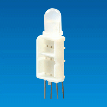 4-poliger quadratischer LED-Halter - LED-Halter EES-15