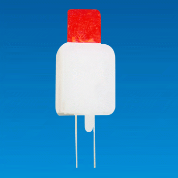 2 pin Quadrate LED Holder - LED Holder LED-2X10