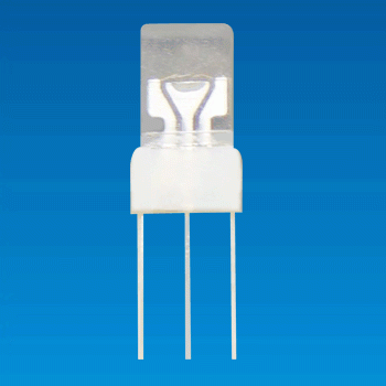 3 pin Quadrate LED Holder - LED Holder QLE-3