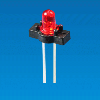 Ø3, 2-poliger Zylinder-LED-Halter - LED-Halter LES-02