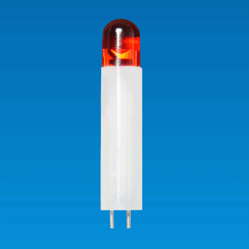 Soporte de LED cilíndrico Ø5, 2 pines