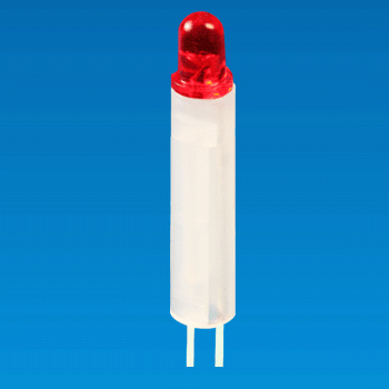 Ø3, 2-poliger Zylinder-LED-Halter - LED-Halterung LED3-17K