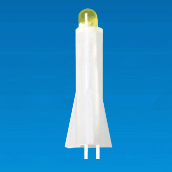 Ø3, 2-poliger Zylinder-LED-Halter - LED-Halter LED3-21F