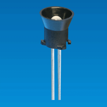 Ø3, 3 pin Cylinder LED Holder - LED Holder QLM-3AF QLM-3AF
