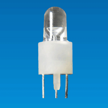 Ø5, 3 pin Silindir LED Tutucu - LED Tutucu LED-1TX3