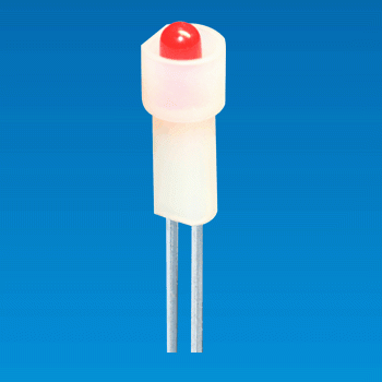LED Holder Ø3, 2 pin LED座 - LED Holder Ø3,2pin LED座EQC-09