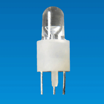 LED Holder Ø5, 3 pin LED座 - LED Holder Ø5, 3 pin LED座LED-1Tx3