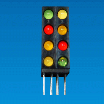 Boîtier LED - Boîtier LED 4LED-3D