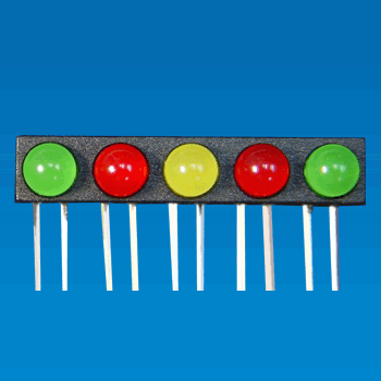 LED 하우징 5LED-5-R