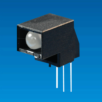 LED Housing Ø3,2pin 3pin LED座QBT-7A