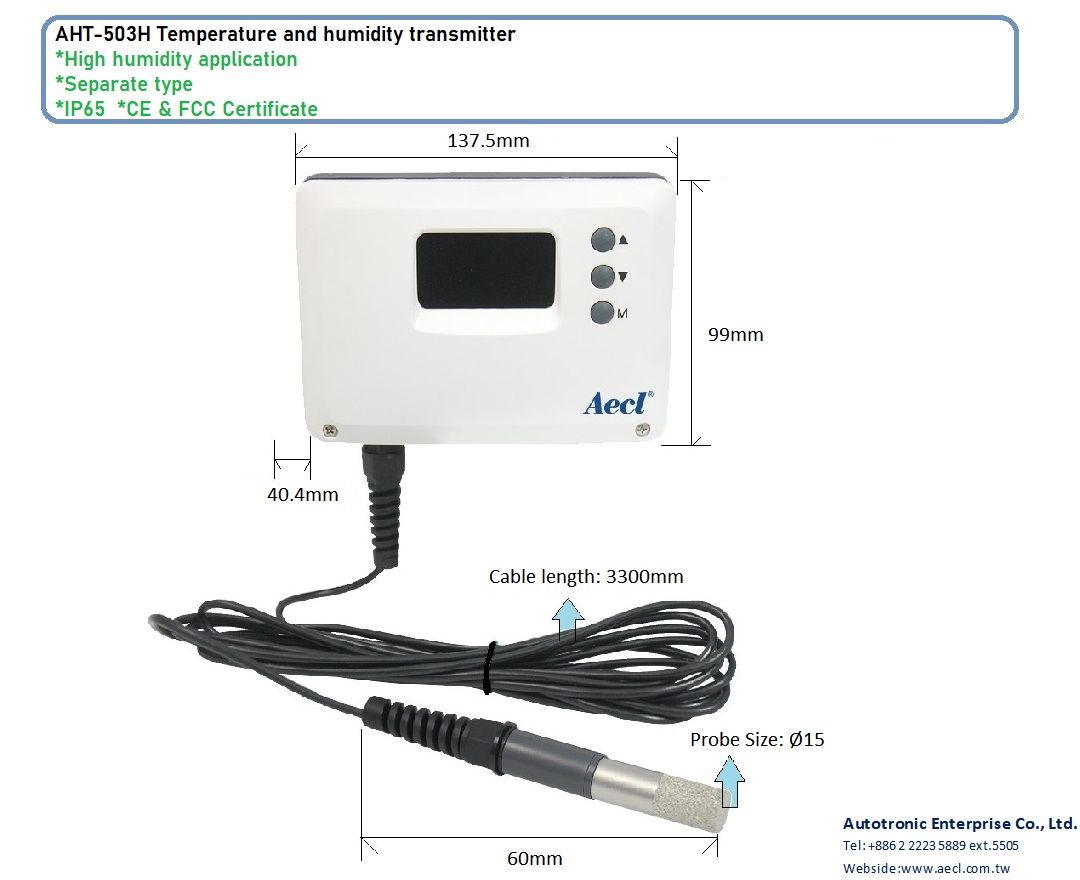 Sensor de temperatura y humedad - EA1240, ATEN Accesorios