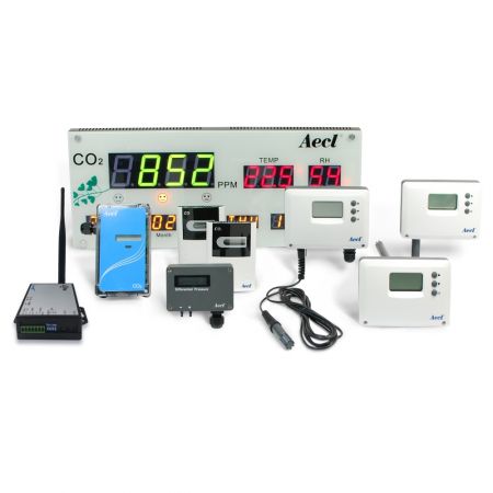 環境偵測設備及圖控系統 ( LoRa無線傳輸) - 環境品質監控系列