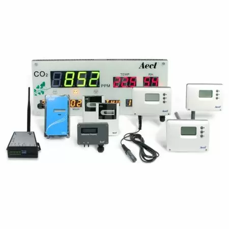Sensores inalámbricos LoRa de calidad del aire interior - Dispositivos para el monitoreo y control ambiental