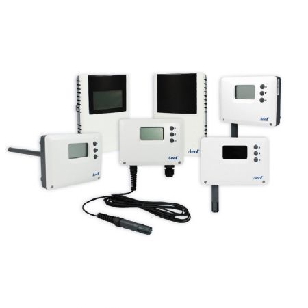Transmitter suhu dan kelembaban LoRa - Transmitter LoRa untuk saluran udara, udara luar, terpisah, dan sensor suhu dan kelembaban ruangan untuk pemantauan dalam ruangan