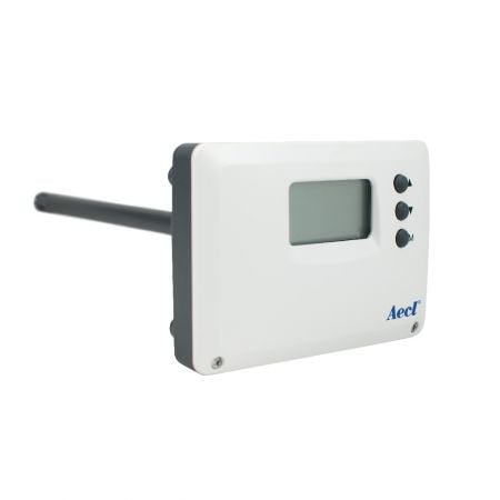 Temperature Humidity Transmitter, Analog Temperature Humidity Sensor Wall  or Rail Mounted 4~20mA Analog Signal Output IP65 Protection for Machine