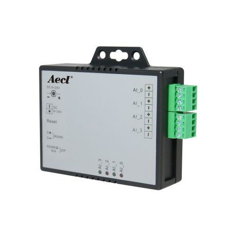 Convertidor de entrada analógica de 4 canales a RS485 - Convertidor de señal Entrada analógica a RS485 (1 puerto)