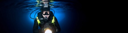 Torcia da immersione - Faro impermeabile per l'uso in acque profonde