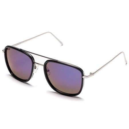 Metall Unisex Sonnenbrillen - Premium quadratischer Metallrahmen