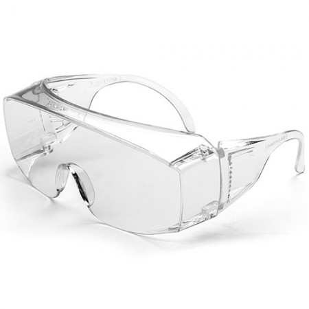 大镜片框Fit Over安全眼镜 - 大镜框设计可供近视眼镜配戴者使用