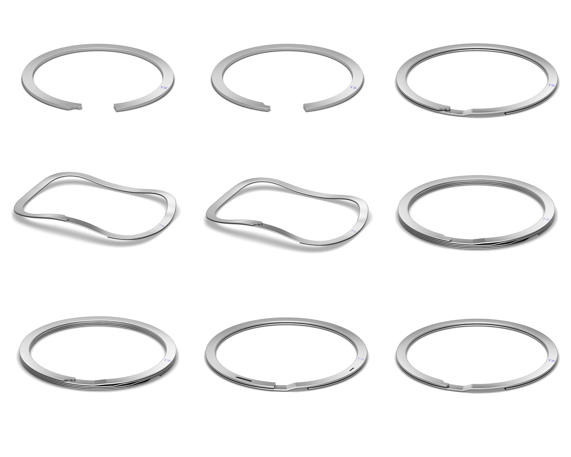 Circlips, Metal O & C Rings
