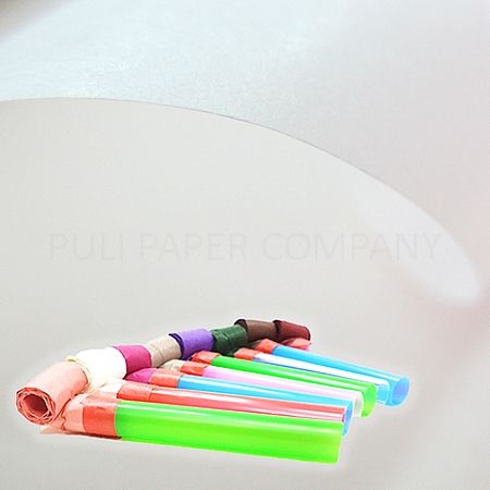 Weißes Grundpapier zur Herstellung von Papiertröten - Papier zur Herstellung von Tröten