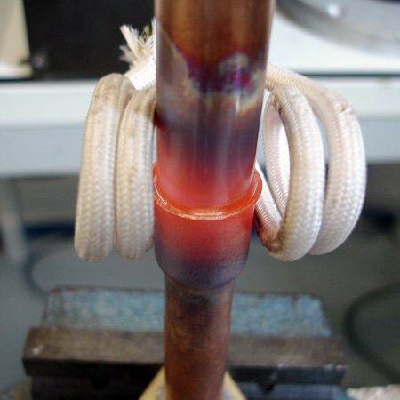 Copper fittings brazing