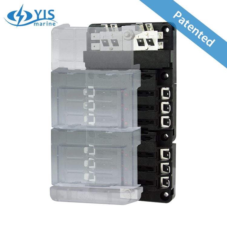 Modular Design Blade Fuse Blocks | Marine Toggle Switch Panels, Fuses ...