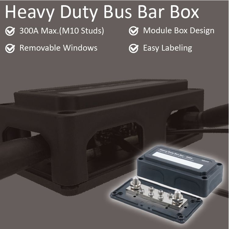 Heavy-Duty Bus Bar Box | Marine Toggle Switch Panels, Fuses, Circuit ...