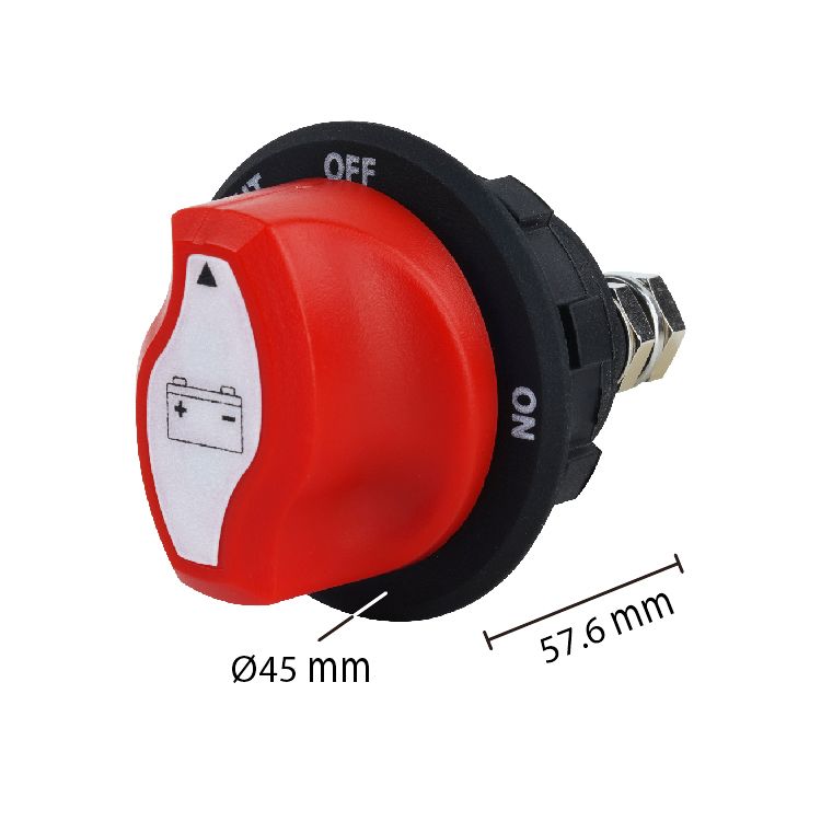 Mini Battery Main Switch (11/8" Mounting Holes) Marine Toggle Switch