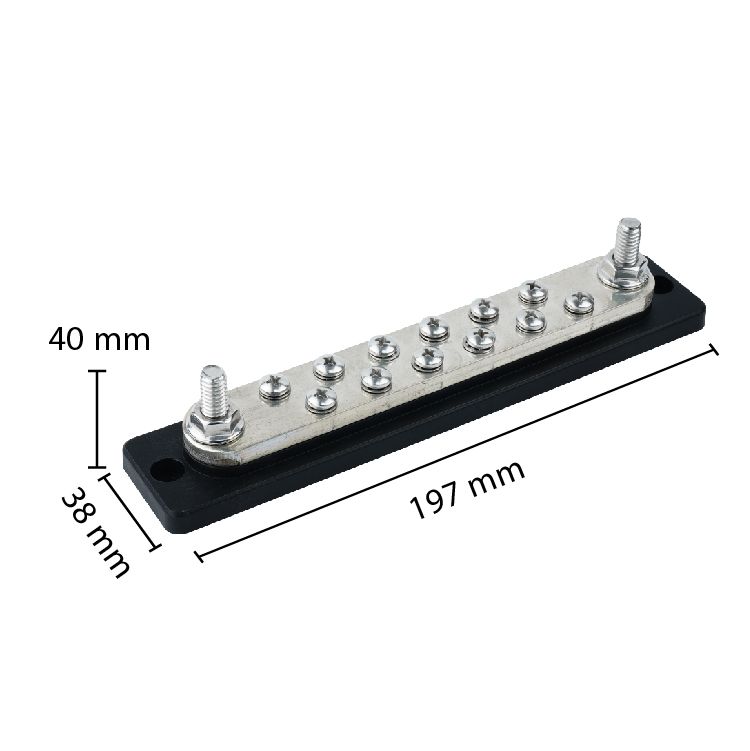 Barra Colectora MaxiPower (300A) - (Roscas Imperiales - Actualizada ...
