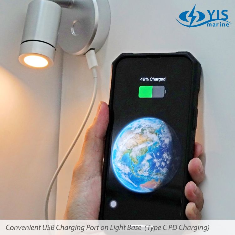 LED Reading Light With PD18W USB-C Socket | Marine Toggle Switch Panels ...