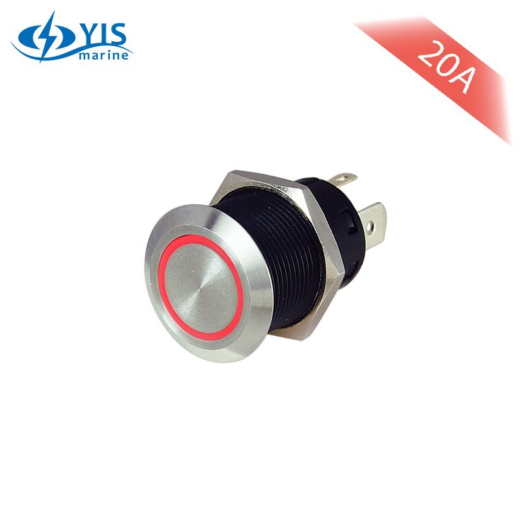 Large Current Stainless Steel PushButton Switch Marine Toggle Switch Panels, Fuses, Circuit