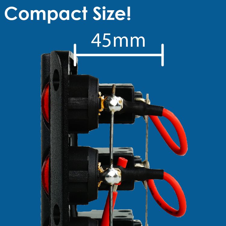 6P Wave Design Switch Panel | Marine Toggle Switch Panels, Fuses ...