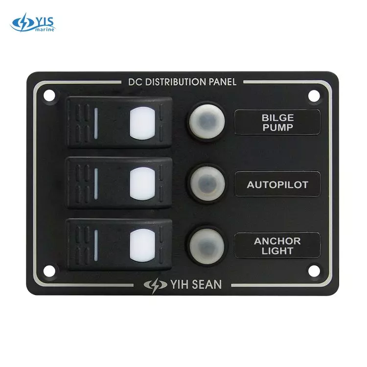 Marine Electrical Switch Panels BEP Compact Marine Waterproof Panel 6