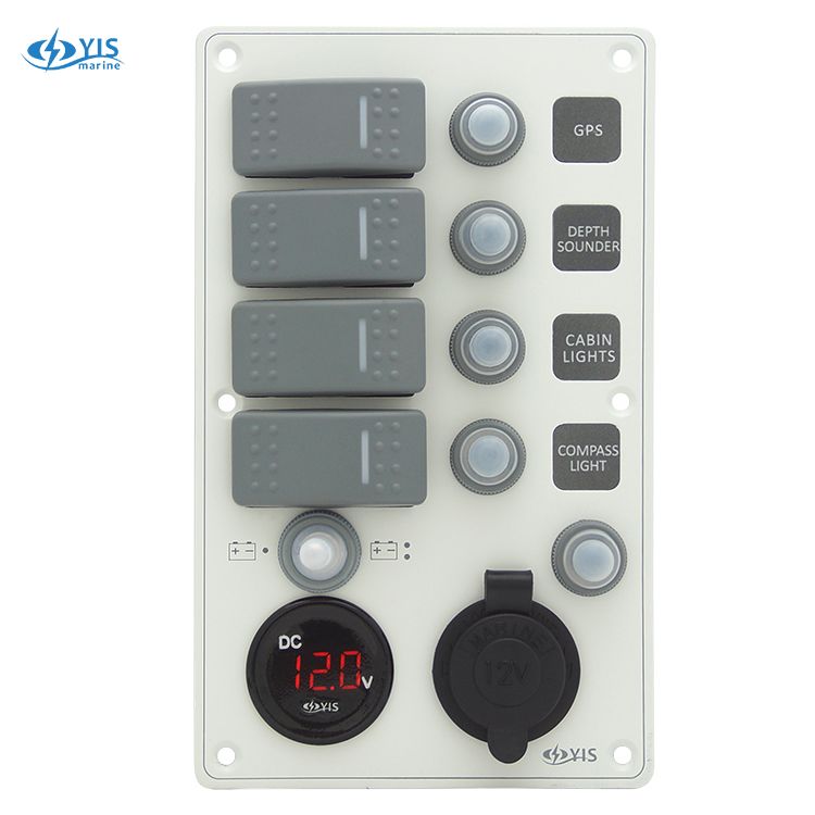 Dual-medidor de Voltaje y Corriente Digital, Fabricante de paneles de  interruptores basculantes marinos, fusibles, interruptores de circuito