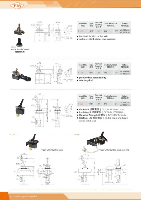 汎用トグルスイッチ