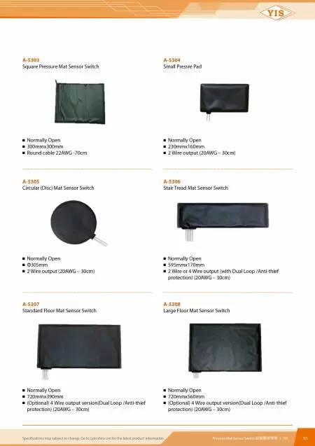 Pressure Mat Sensor Switch