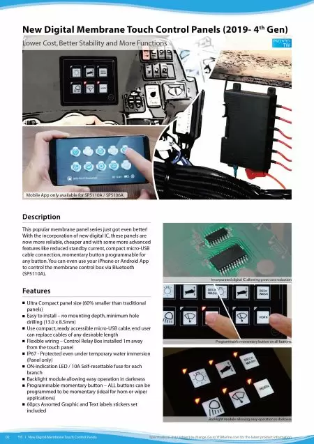Membrane Touch Control Panel With Remote Control Box