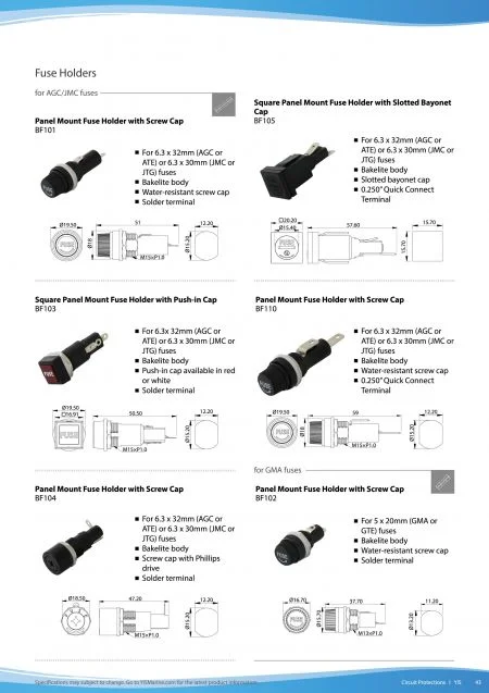 Fuse Holders